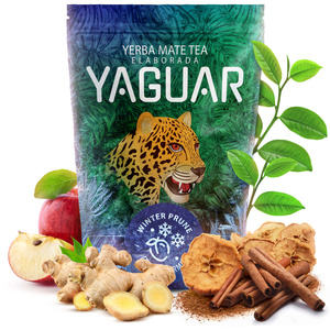 Set regalo Yerba Mate Yaguar Winter Prune 500g
