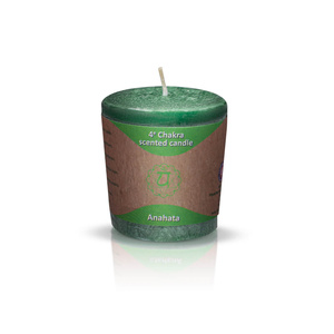 Set regalo per chakra del cuore (Anahata): tè chakra + incenso + candela
