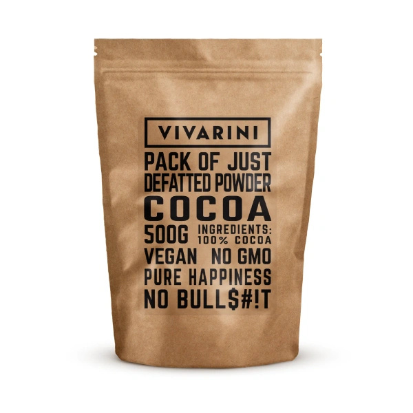 Vivarini – Cacao alcalinizzato scuro (polvere) 0,5 kg