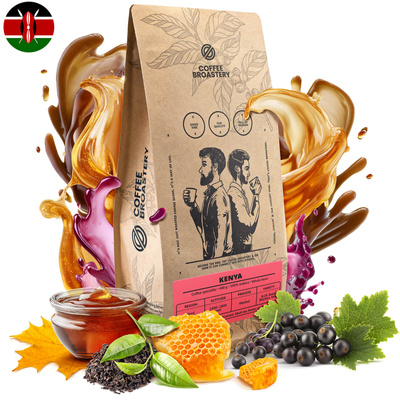 Bro Coffee Roastery - Caffè in grani interi Kenya Nyeri Speciality 400 g
