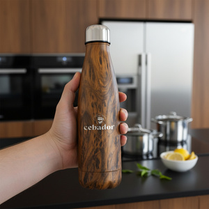 Bottiglia termica Cebador 500 ml – colore legno