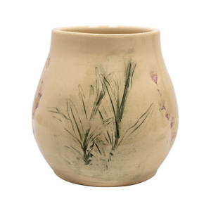 Tazza di mate in ceramica Flora Pink 300 ml – Serie Crater