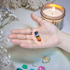 Set regalo per rituali e lavoro con i chakra: incenso + gioielli + accessori