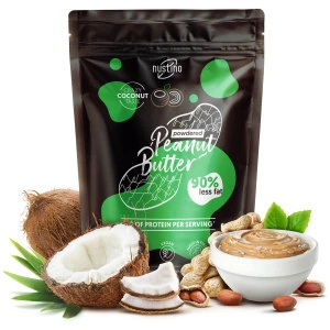 Nustino – Burro di arachidi in polvere – Coconut (senza zucchero aggiunto) 400 g