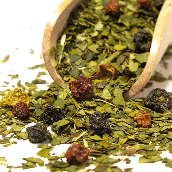 Yerbera – Scatola di latta + Verde Mate Green Frutos del Bosque 0,5 kg