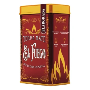 Yerbera – Scatola di latta + El Fuego Elaborada 0,5 kg
