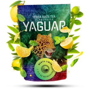 Yerba Mate Starter Kit per due Yaguar Naranja 500g + Yaguar Menta Limon 500g