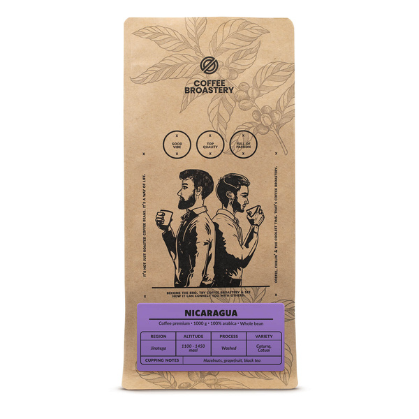 Set di Bro Coffee Roastery Colombia Medellin + Nicaragua Colibrí Azul + Brazil Cerrado 3x1kg (3kg)