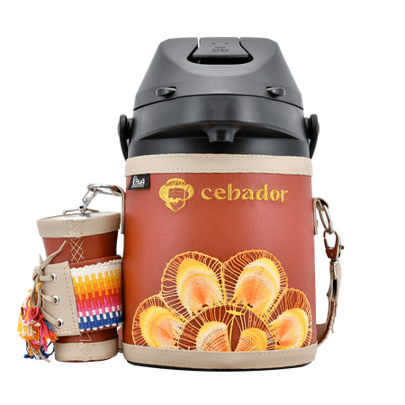 Thermos Pozo de Agua 2,5 l per yerba mate / infusi - marrone chiaro