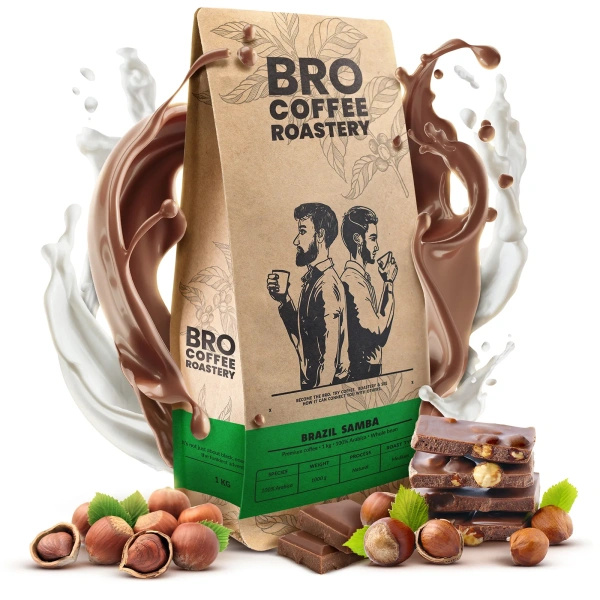 Set di Bro Coffee Roastery Brazil Guaxupe + Brazil Samba 2x1kg (2kg)