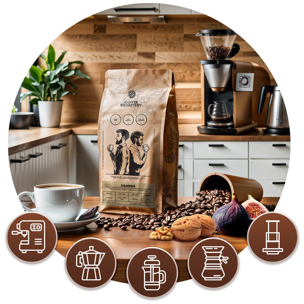 Bro Coffee Roastery - Caffè in grani interi Uganda Kanyenye Speciality 400g