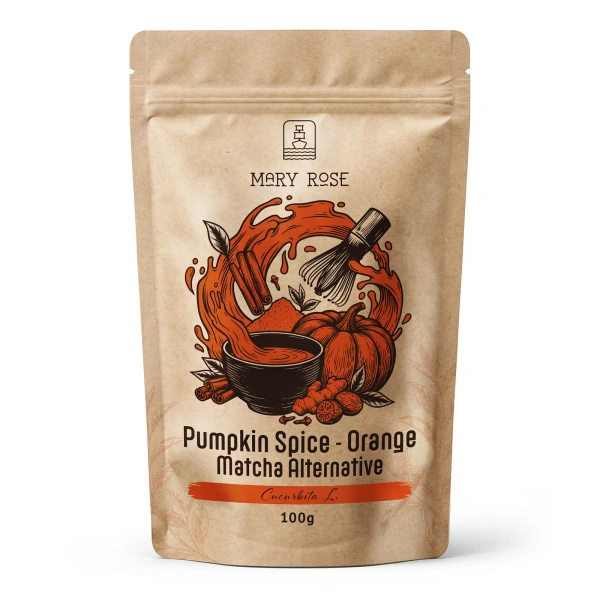 Mary Rose – Orange Matcha Alternative – Pumpkin Spice (in polvere) 100 g
