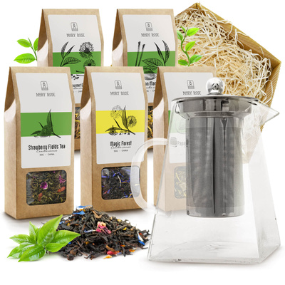 Mary Rose - Set regalo di tè + teiera con infusore