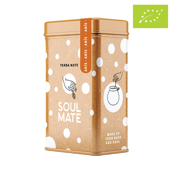 Yerbera – Scatola di latta + Soul Mate Orgánica Anís 0,5 kg