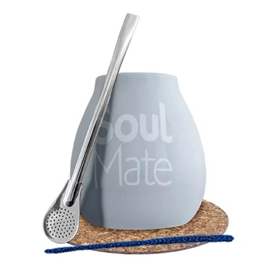 Set di Yerba Mate Calabash + Bombilla