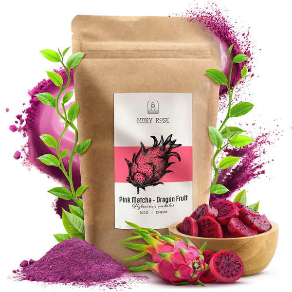 Mary Rose – Pink Matcha – Frutto del drago (in polvere) 100 g