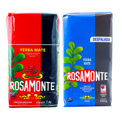 Set di Yerba Mate Rosamonte Elaborada 1 kg + Despalada 1 kg
