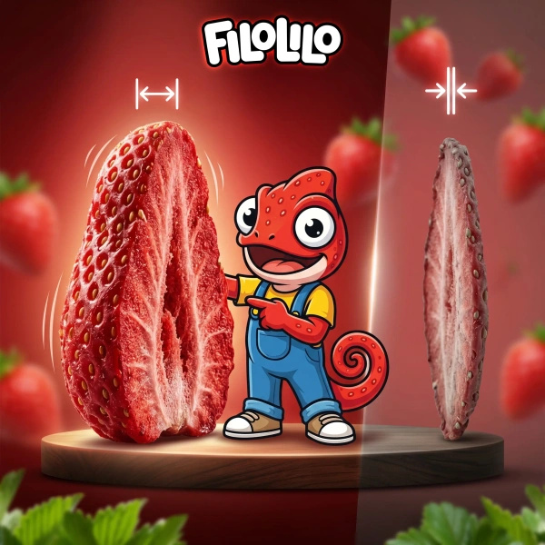 FiloLilo – Fragole liofilizzate (a fette) 100 g
