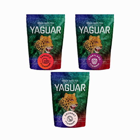 Trio yerba mate Yaguar su START per principianti