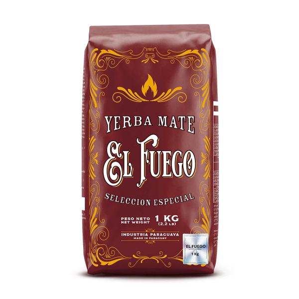 Set di Yerba Mate Elaborada: El Fuego 1kg + Rosamonte 1kg