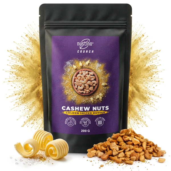 Nustino Crunch – Anacardi tostati – Golden Salted Butter 200 g