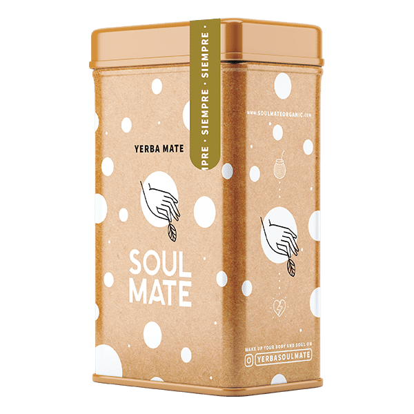 Yerbera – Scatola di latta + Soul Mate Orgánica Siempre 0,5 kg