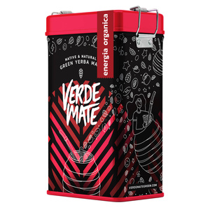 Yerbera – Scatola di latta + Verde Mate Green Energia Organica 0,5 kg