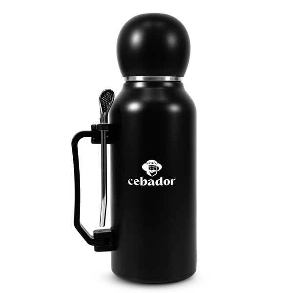 YerbaGo – Thermos con calabassa e bombilla 1,3 L – nero