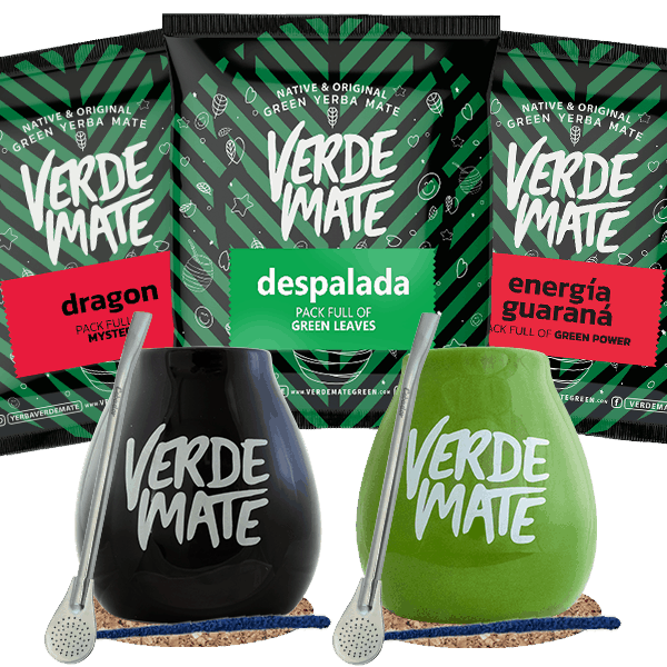 Yerba Mate Tazza di Mate Bombilla Set per due persone