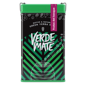 Yerbera – Scatola di latta + Verde Mate Green Frutos del Bosque 0,5 kg