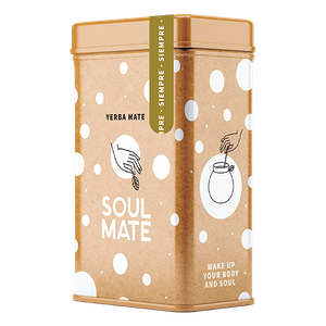 Yerbera – Scatola di latta + Soul Mate Orgánica Siempre 0,5 kg