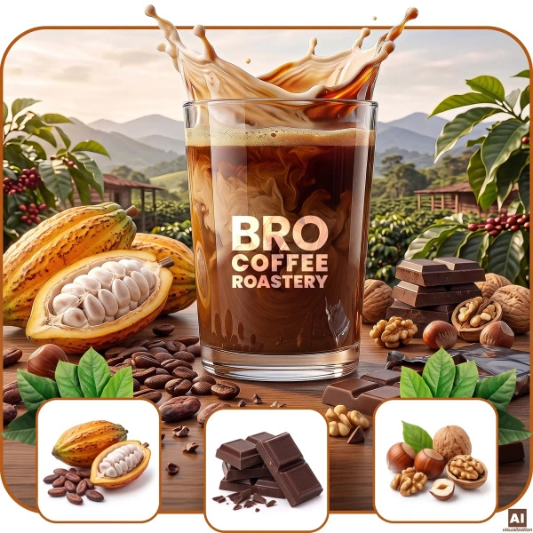 Bro Coffee Roastery – Caffè in grani interi Crema Tango 1 kg