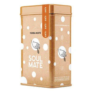 Yerbera – Scatola di latta + Soul Mate Orgánica Anís 0,5 kg