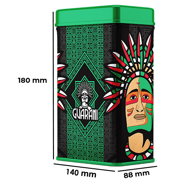 Yerbera – Scatola di latta + Guarani Naranja 0,5 kg
