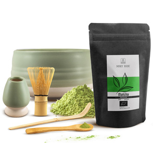 Set PREMIUM per preparare il tè matcha: matcha BIO giapponese 30g + accessori