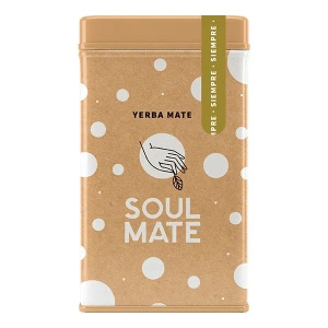 Yerbera – Scatola di latta + Soul Mate Orgánica Siempre 0,5 kg