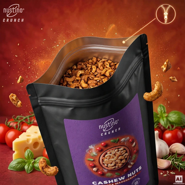 Nustino Crunch – Anacardi tostati – Pizza Margherita 200 g