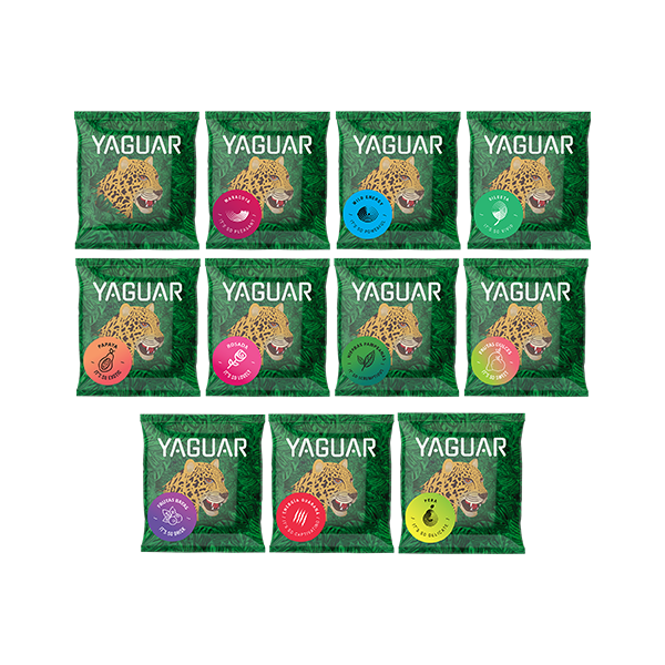 Set di Yerba Mate Yaguar 10 x 50 g + 50 g