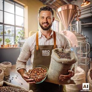 Bro Coffee Roastery – Caffè in grani interi Brazil Samba Premium 1kg