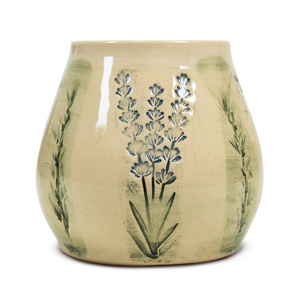 Tazza di mate in ceramica Flora Green 300 ml – Serie Crater