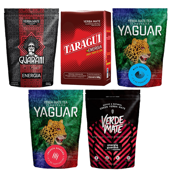 Yerba Mate Energia 5x0,5kg Varie marche