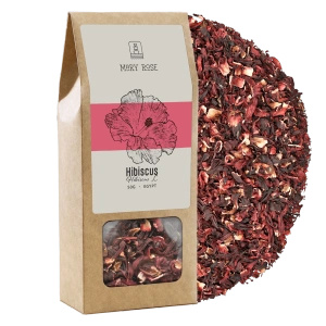 Set regalo Mary Rose: fiori essiccati + bombe di tè + teiera