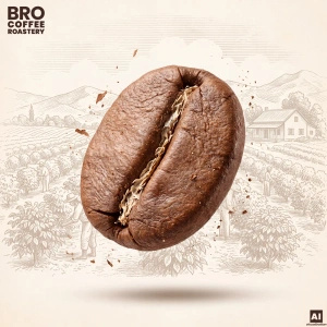Bro Coffee Roastery – Caffè in grani interi Pure Crema 1 kg