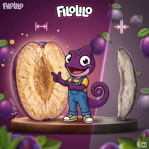 FiloLilo – Prugne liofilizzate (metà) 100 g
