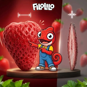 FiloLilo – Fragole liofilizzate (intere) 20 g