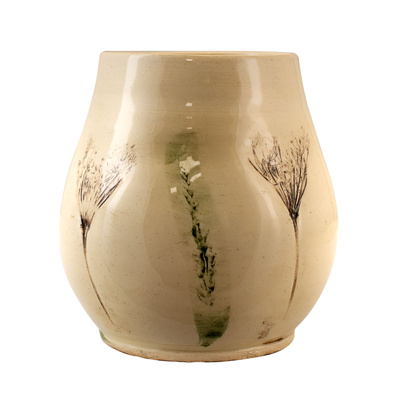 Tazza di mate in ceramica Flora Brown 300 ml – Serie Crater