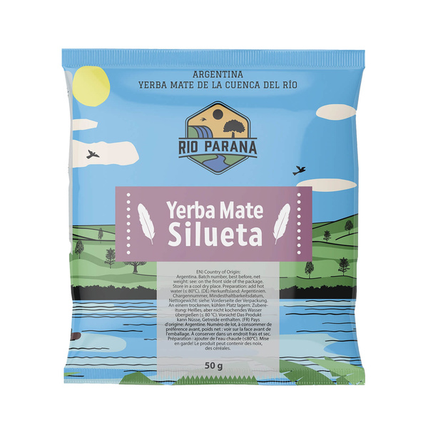 Set di campioni di Yerba Mate Rio Parana 7x50g + accessori