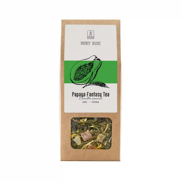 Mary Rose - Fantasia di papaya e tè verde - 50g