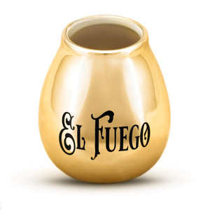 Set di Yerba Mate: El Fuego Elaborada 1kg + Tazza di mate + Bombilla