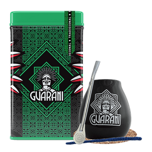 Set Yerbera Guarani Elaborada Tradicional 0,5 kg